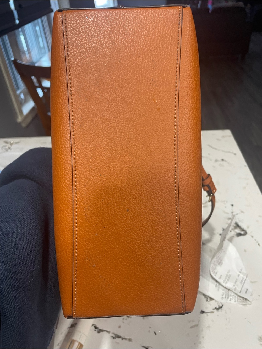 Coach Mollie Tote 25 in Ginger/Brown Leather - Like New - Picture 13 of 13